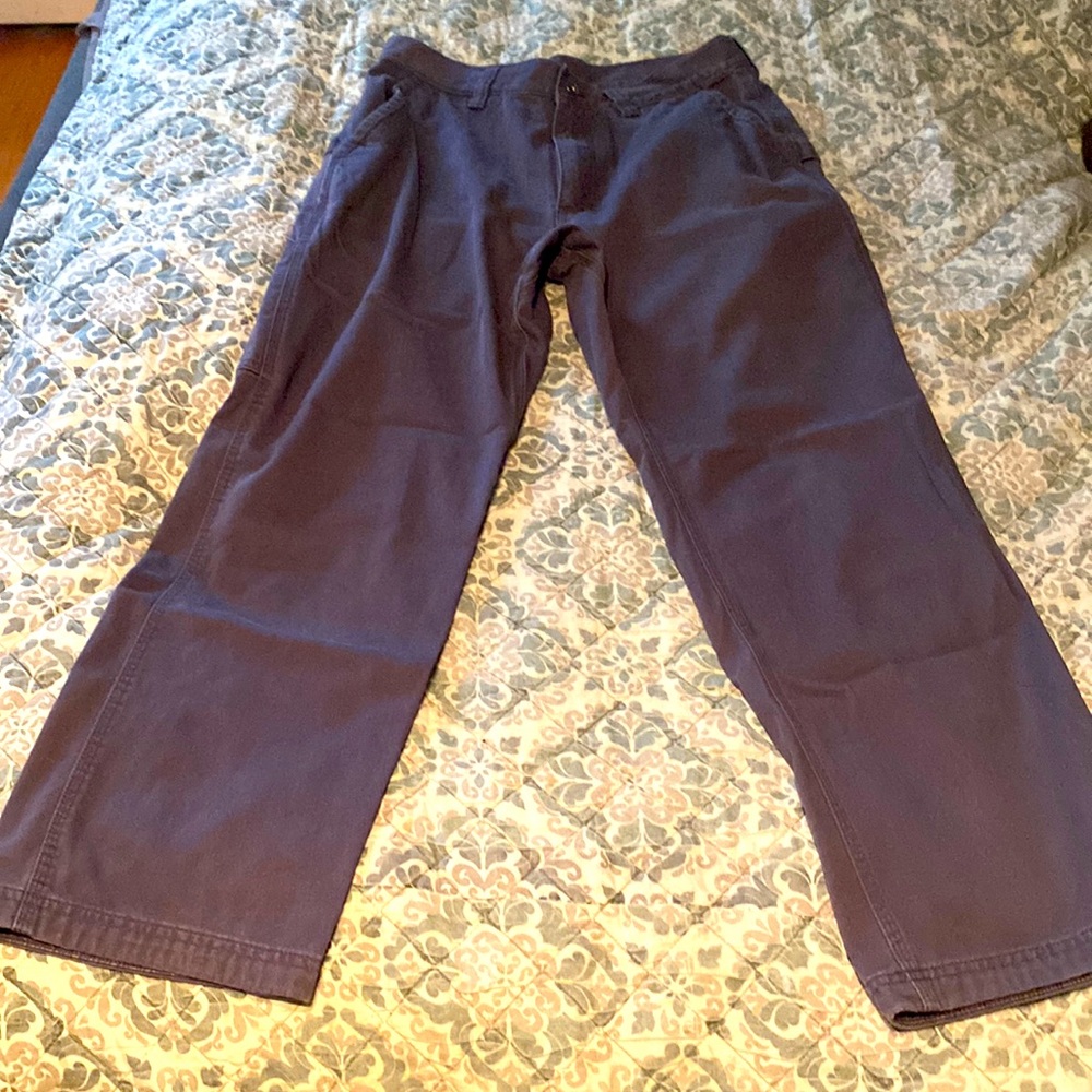 Duluth Trading Co navy blue cargo pants